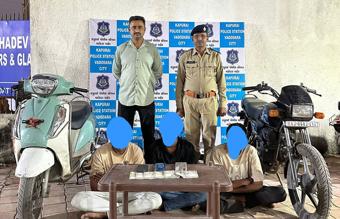 હાઈવે પર લૂંટ કેસમાં સગીર સહિત ચાર ઝડપાયા, મુદ્દામાલ રિકવર