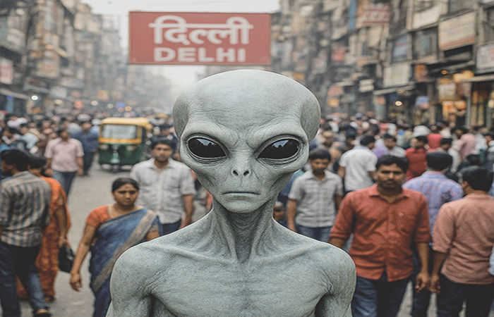 દિલ્હીને એલિયન એટેકથી બચાવવા પ્રદૂષણનું કવચ