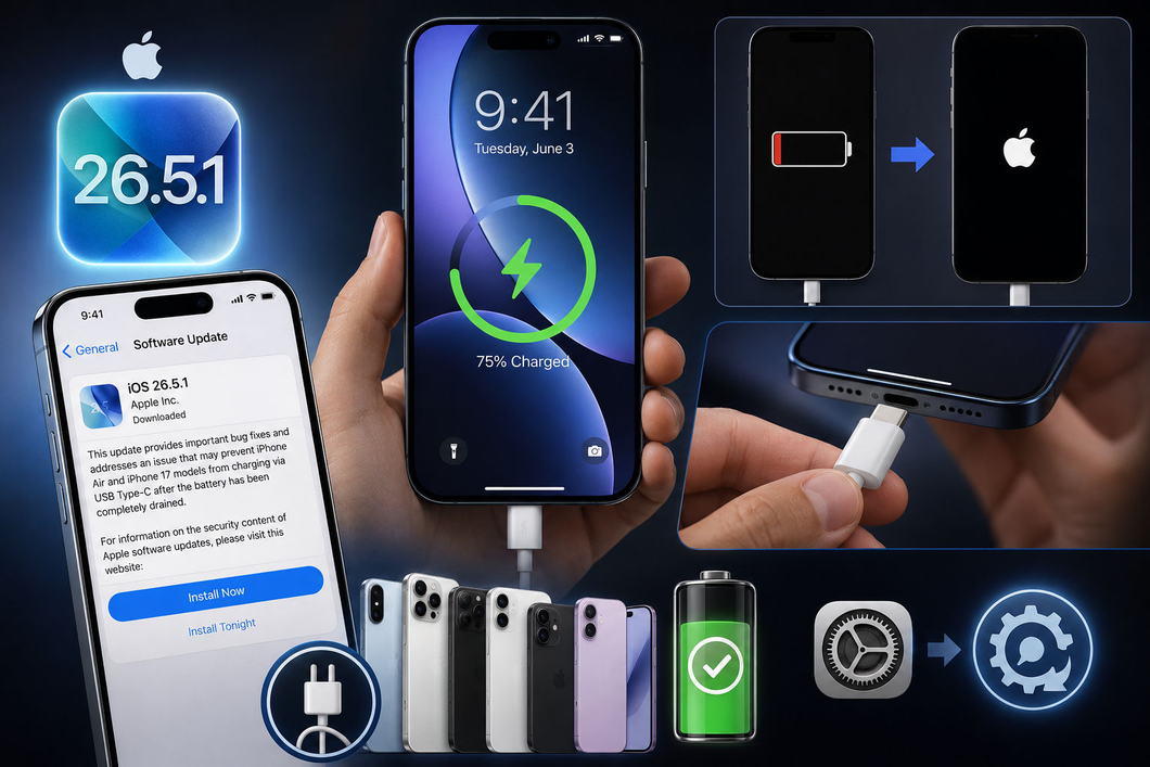 Appleએ બહાર પાડ્યું નવું iOS અપડેટ: આઇફોન યુઝર્સની સૌથી મોટી ચાર્જિંગ સમસ્યા હવે મિનિટોમાં થશે દૂર