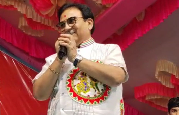 નવરાત્રિએ 'જેઠાલાલ' પહોંચ્યા ગઢડા, ખેલૈયાઓને કહ્યું - વ્યસનથી દૂર રહો અને માતા-પિતાનું સન્માન કરો