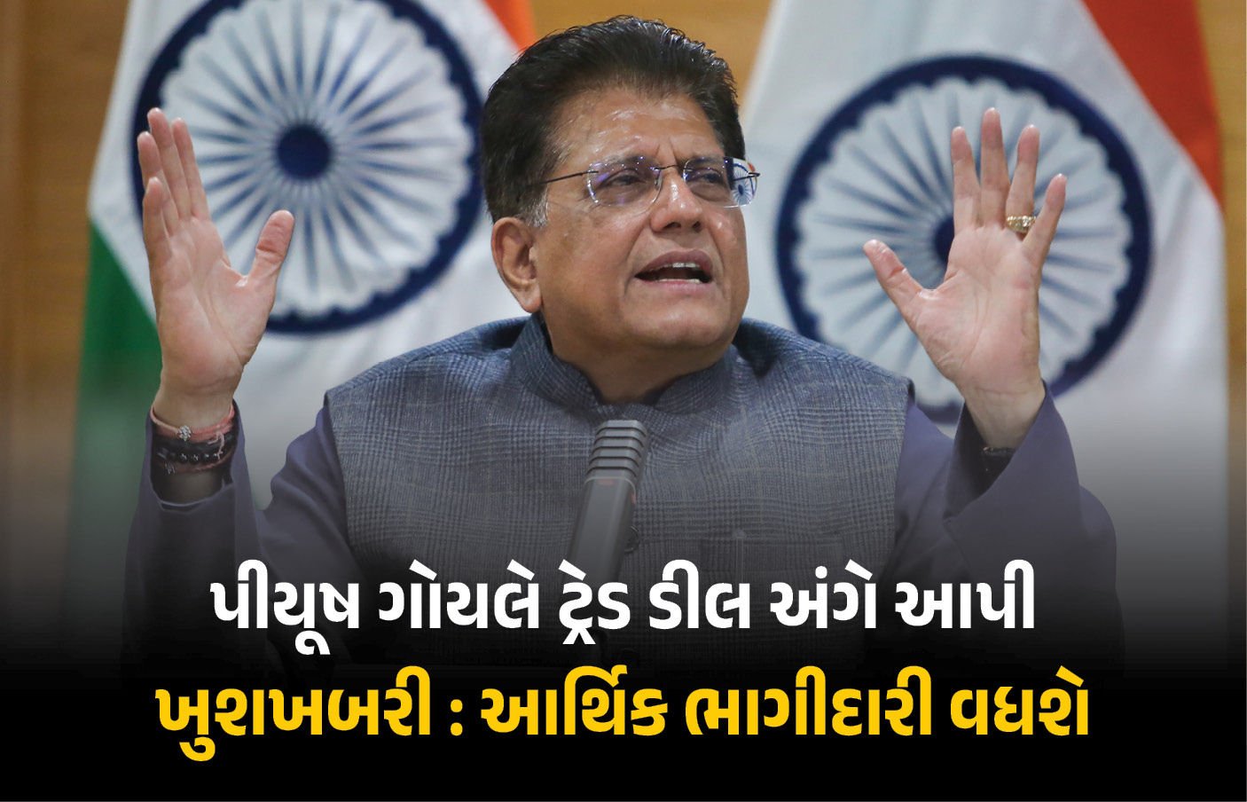 ભારત-અમેરિકા ટ્રેડ ડીલ મુદ્દે ખુશખબર ! પીયૂષ ગોયલ-USના બે મોટા અધિકારી વચ્ચેની બેઠક સફળ