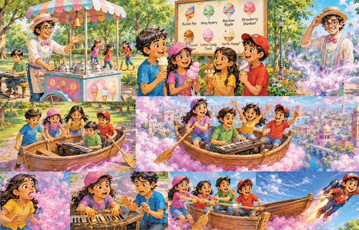 The Magical Ice-Cream Flavours !