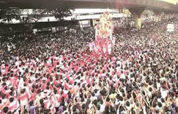લાલબાગ ચા રાજાના મંડપમાં એઆઈ દ્વારા ક્રાઉડ મેનેજમેન્ટ