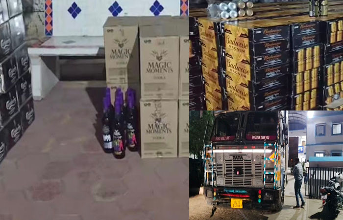 વડોદરા પોલીસ ફરી એકવાર ઊંઘતી ઝડપાઈ, નંદેસરીમાં SMCનો દરોડો: 40 લાખ ઉપરાંતનો દારૂ પકડાયો