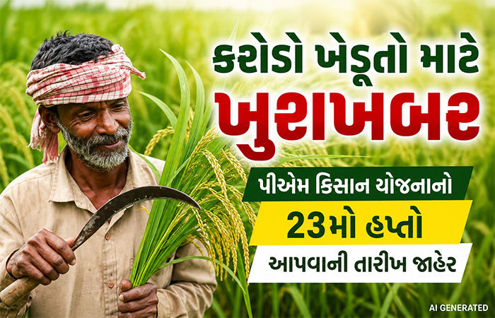 ખેડૂતોના એકાઉન્ટમાં આવશે નાણાં, પીએમ કિસાન યોજનાનો 23મો હપ્તો આપવાની તારીખ જાહેર