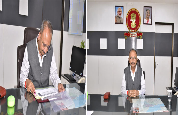 જામનગરના જિલ્લા કલેક્ટર તરીકે પી.બી. પંડ્યાએ પદભાર સંભાળ્યો