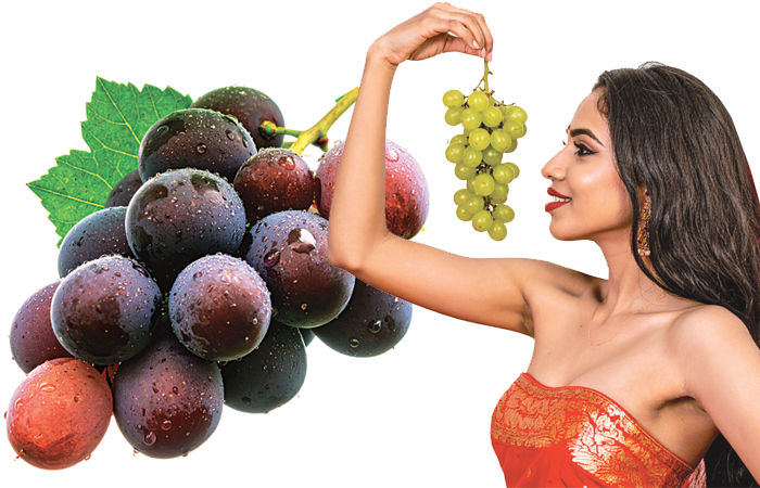 ખાટી મીઠી દ્રાક્ષના ગવાય એટલા ગુણ ગાવ