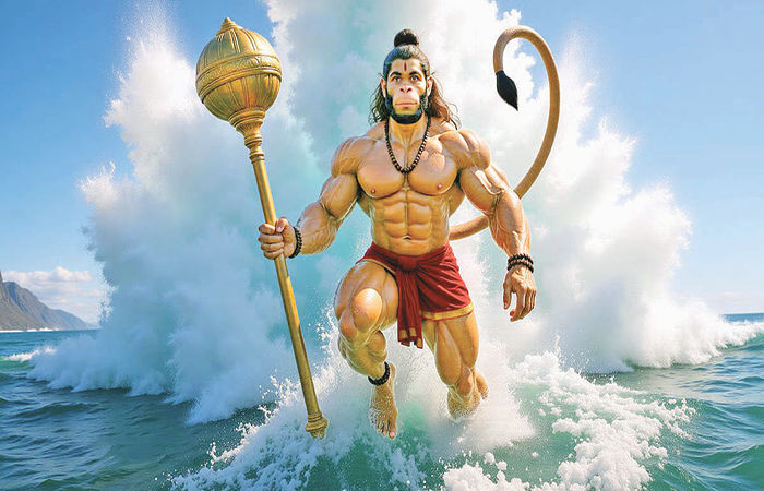હનુમાનજીનો પ્રથમ એઆઇ સર્જિત અવતાર