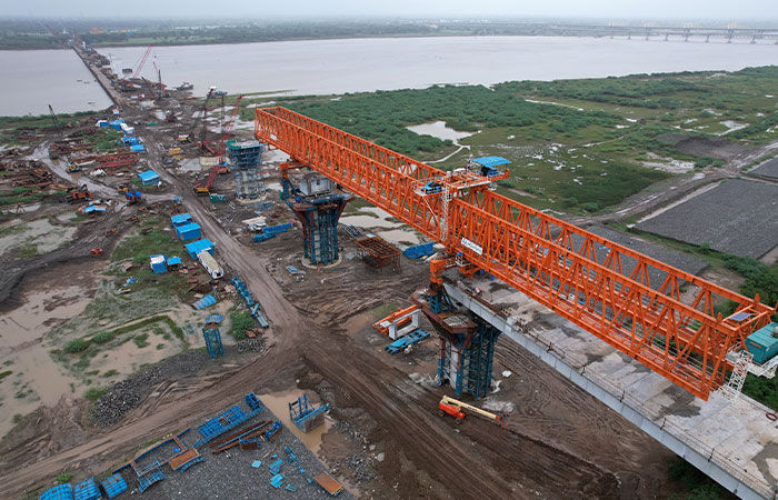 Ahmedabad-Mumbai Bullet Train: Well foundations on Narmada as tall as Qutub Minar