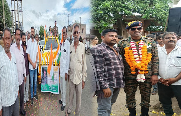 દેશપ્રેમથી ઝળહળ્યું કાલાવડ તાલુકાનું રાજડા ગામ : વીર જવાન પંકજભાઈ દોંગાનું ભવ્ય સ્વાગત