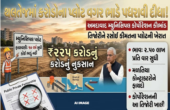 અમદાવાદમાં AMCએ 225 કરોડના પ્લોટ 10 વર્ષ માટે વગર ભાડે બે નર્સરીને પધરાવી દીધા