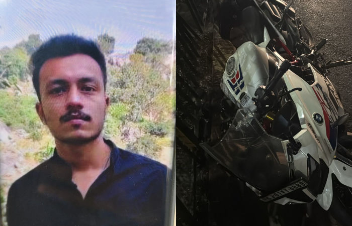 Speeding BMW bike clocked 163 kmph before fatal crash near GMDC ground in Ahmedabad