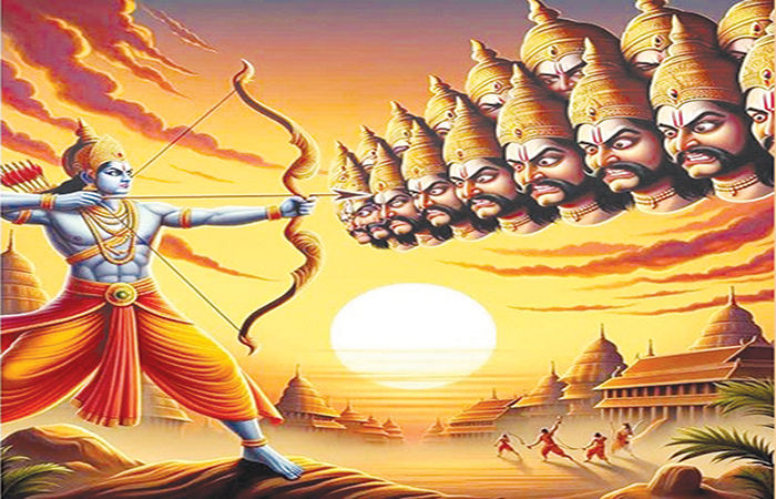 વિજયાદશમી આસુરી દુર્ગુણોને દૂર કરી આત્મ-સુખ પ્રાપ્ત કરવાનો મહોત્સવ છે