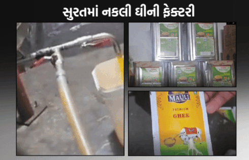 સાવધાન! સુરતના અમરોલીમાં ડુપ્લીકેટ ઘીની 3 ફેક્ટરી ઝડપાઈ, રૂ. 1.20 કરોડનું 9000 કિલોથી વધુ ડુપ્લીકેટ ઘી જપ્ત