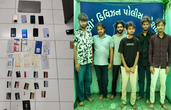 ભરૂચ શહેરમાં એલ.સી.બી.ની કાર્યવાહી – ૬ શંકાસ્પદ ઝડપાયા