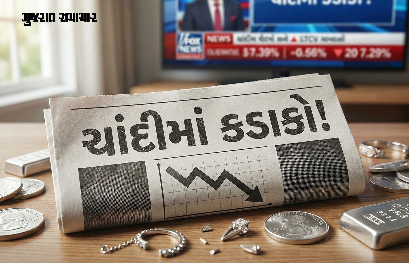ચાંદી ફરી ગબડી, એકઝાટકે 18000 રૂપિયા સુધીનો કડાકો, સોનું પણ 1000થી વધુ તૂટ્યું