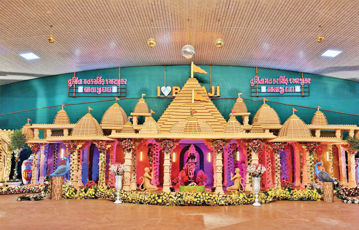 કેસરા બાલાજી મંદિરે અયોધ્યા રામ મંદિરની થીમ સાથે સાત દિવસીય મહોત્સવનો પ્રારંભ