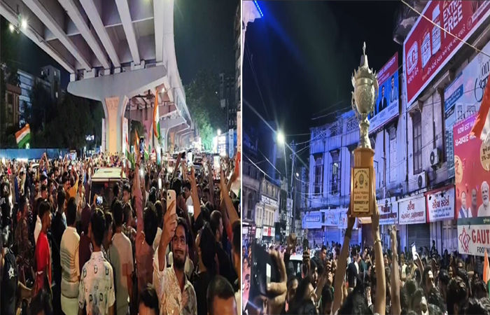 એશિયા કપ ફાઇનલમાં ભારતના વિજય બાદ દેશભરમાં ઉજવણીનો માહોલ   : વડોદરા શહેર દેશભક્તિના રંગમાં રંગાયું