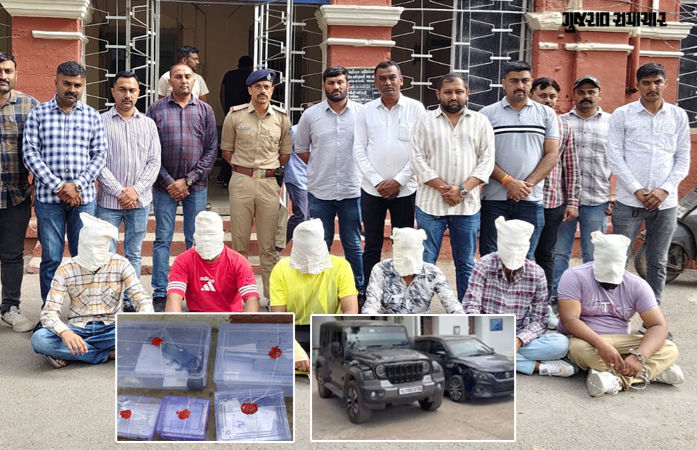 જામનગર ફાયરિંગ કેસ: પૂર્વ વિપક્ષ નેતાના ભત્રીજા પર હુમલો કરનાર ગેંગ હથિયારો સાથે ઝડપાઈ, 6 હજુ પણ ફરાર