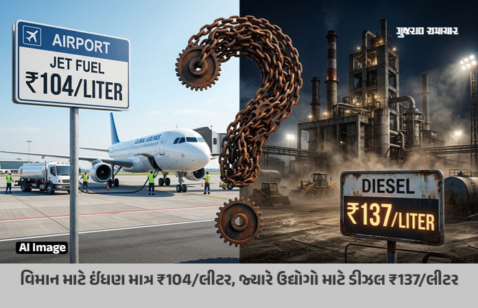 સરકારની બેવડી નીતિ! વિમાની કંપનીઓ માટે રાતોરાત ઈંધણના ભાવ ઘટાડ્યા, પણ ઉદ્યોગો માટે ડીઝલ મોંઘુદાટ