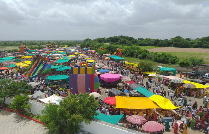 તલસાણીયા મહાદેવના મંદિરે અષાઢ વદ અમાસના લોકમેળામાં માનવ મહેરામણ