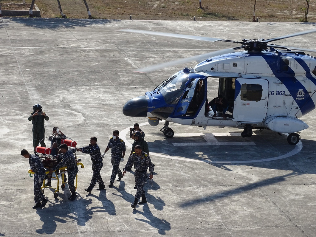 Indian Coast Guard rescues injured fisherman in sea near Dwarka