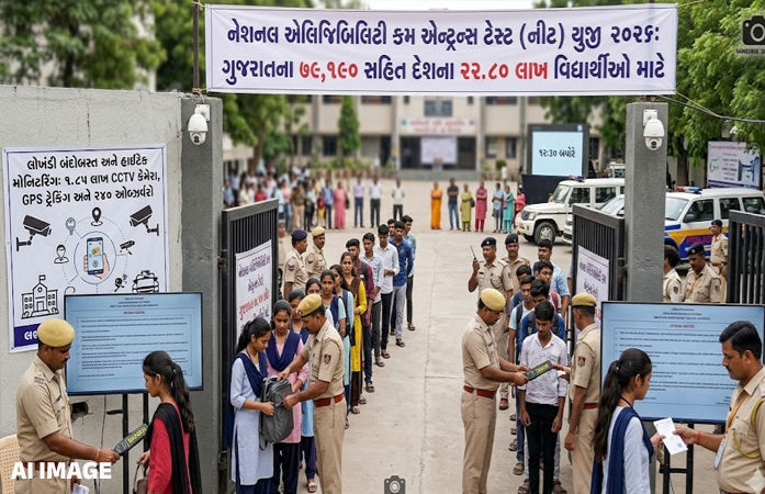 ગુજરાતના 79000 વિદ્યાર્થી સહિત દેશના 22.80 લાખ વિદ્યાર્થીઓ આજે NEET આપશે