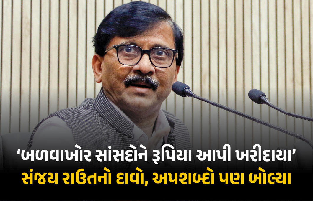 VIDEO : ‘મારો વીડિયો કાપતા નહીં, બીપ પણ ન મૂકતા’ સંજય રાઉતના બળવાખોર સાંસદોને અપશબ્દો