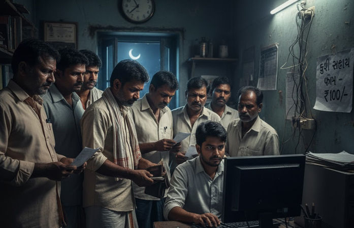 કૃષિ સહાયના ફોર્મ ભરવા ખેડૂતો પાસેથી 100 રૂપિયાની વસૂલી, સરકારના પાપે નિર્દોષ લોકો દંડાઈ રહ્યા છે