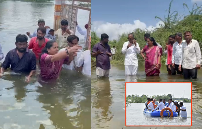 ગેનીબહેન ઠાકોર ગળાડૂબ પાણીમાં ઉતરી કરી પરિસ્થિતિની સમીક્ષા, CM પાસે રૂ. 1000 કરોડની સહાય માંગી
