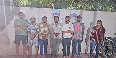 Seven nabbed with drugs worth ₹2 crore at Ahmedabad airport