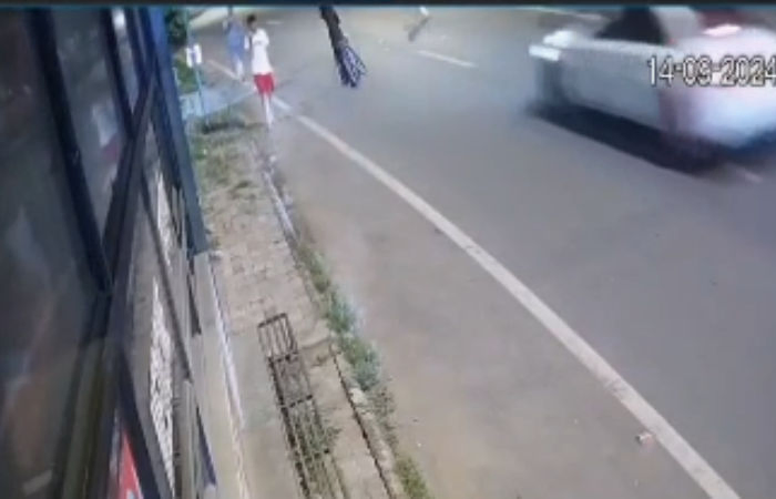 Builder’s minor son driving a Merc fatally runs over guard in Bopal, flees