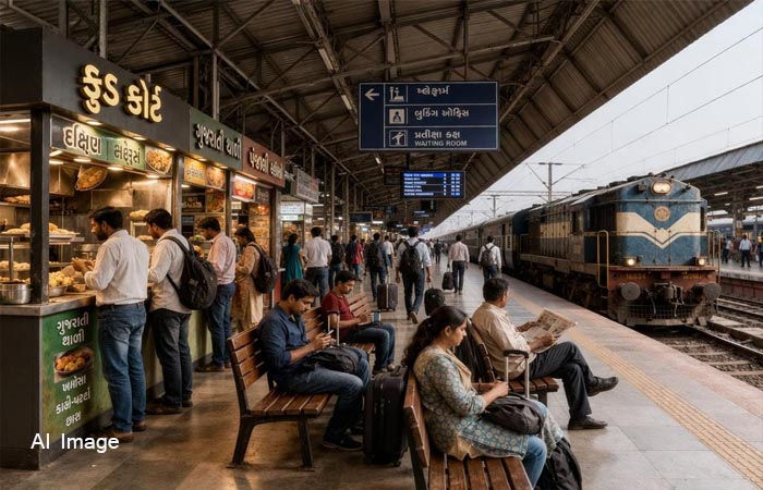 વડોદરા રેલવે વિભાગનો નવો કીર્તિમાન, નોન-ફેર રેવન્યુમાં રૂ.7.12 કરોડની કમાણી