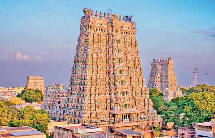 મદુરાઈનું વિશાળ મિનાક્ષી મંદિર
