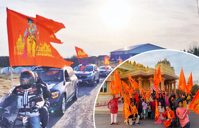 Indian-American community celebrate inauguration of Ram Mandir