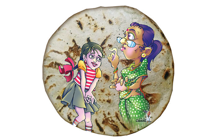 તાવડીનો રોટલો                                                           .