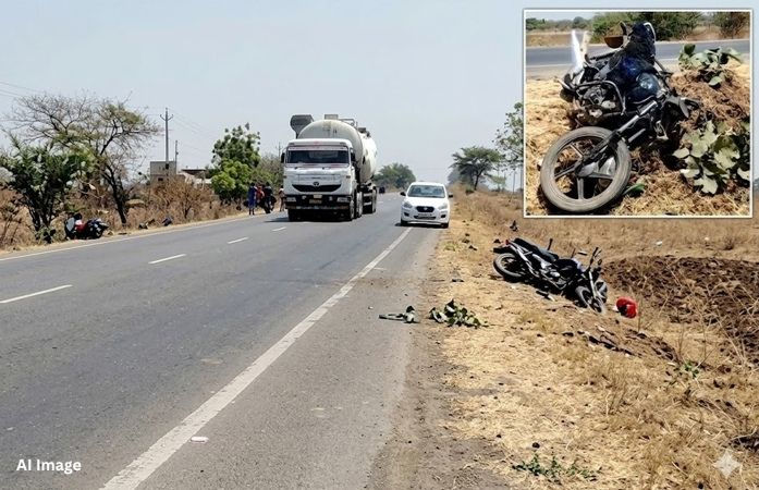 તાપીમાં ઉચ્છલ-નિઝર હાઈવે પર ગમખ્વાર અકસ્માત, બે બાઈક વચ્ચે સામ-સામે ટક્કરમાં 3ના મોત, 1 ગંભીર