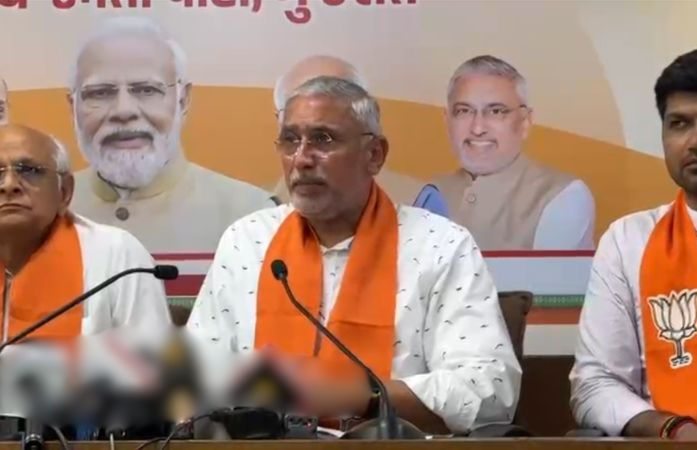 બંગાળ જીતની ઉજવણીમાં જગદીશ વિશ્વકર્માએ ભાંગરો વાટ્યો, 'વંદે માતરમ્'ના રચયિતાનું નામ ખોટું લેતાં વિવાદ