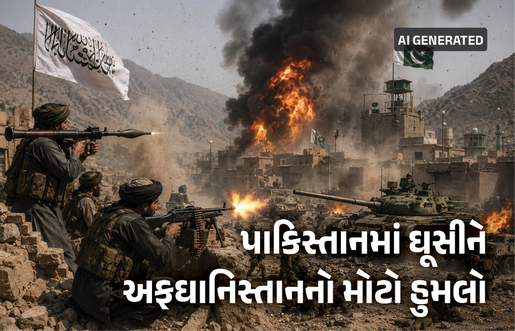 પાકિસ્તાન પર અફઘાનિસ્તાનનો હુમલો: ડ્રોન સ્ટ્રાઈકમાં ISISના આતંકી ઠેકાણા નષ્ટ કર્યાનો તાલિબાનનો દાવો