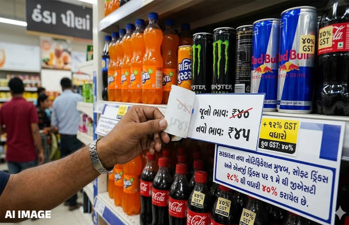 સોફ્ટ ડ્રિંક્સ પરનો GST 28 થી વધારીને 40 ટકા કરાયો; પણ ભાવ નહીં વધે! જાણો કેમ?