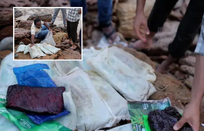 21 packets of charas worth ₹12 cr seized near Mithapur shore in Dwarka