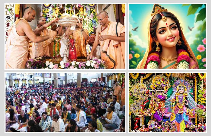 અમદાવાદના હરે કૃષ્ણ મંદિરમાં 'રાધાષ્ટમી'ની ભવ્ય ઉજવણી, ભક્તો શ્રદ્ધાથી ઝૂમી ઉઠ્યા
