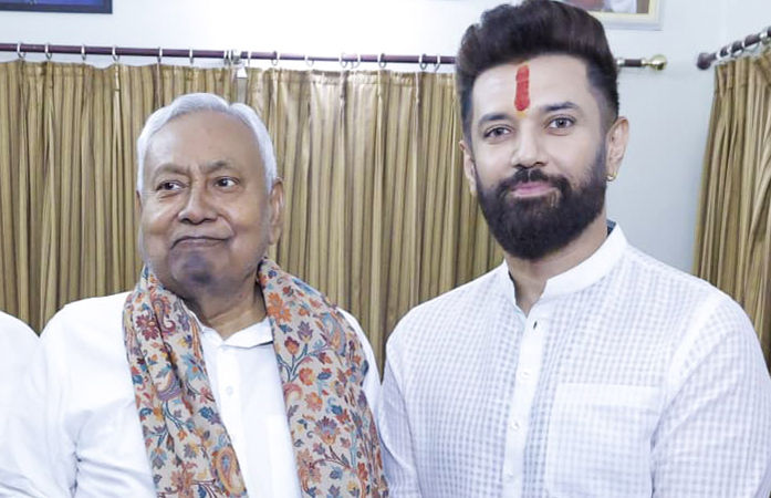 નીતિશ કુમાર જ NDAના CM પદના ચહેરા, મારા ધારાસભ્યો કરશે સમર્થન: ચિરાગ પાસવાનની જાહેરાત