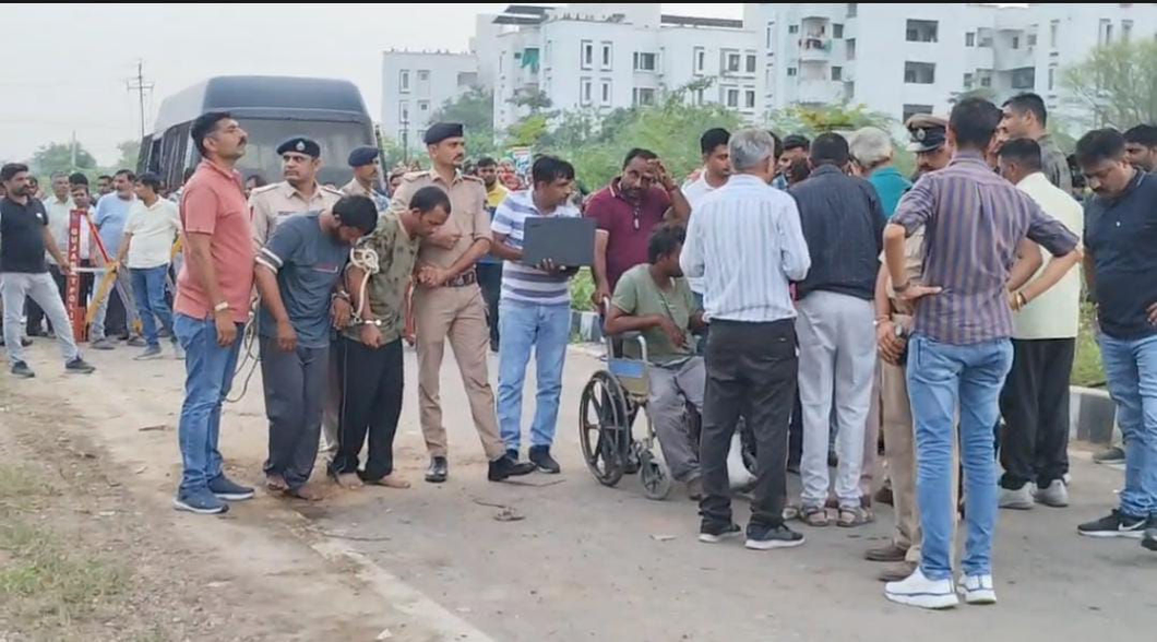 ભાયલી પાસે ગેંગરેપની ઘટનાના  પાંચેય નરાધમોને સ્થળ પર લઇ જઇ રિકન્સ્ટ્રક્શન કરાયું