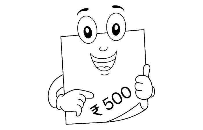 રૂ.500ની નોટ!                                                          .