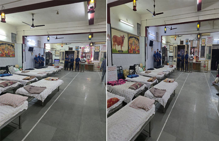 જામનગરના હાપા જલારામ સેવા ટ્રસ્ટ દ્વારા કડકડતી ઠંડીમાં નિરાધાર માટે રેન બસેરા 'જલારામ નો આશરો' તૈયાર કરાયો