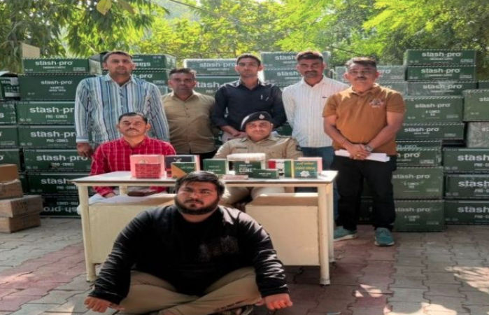 Ahmedabad airport police seize ₹72 lakh worth of rolling papers, smoking cones, trader arrested