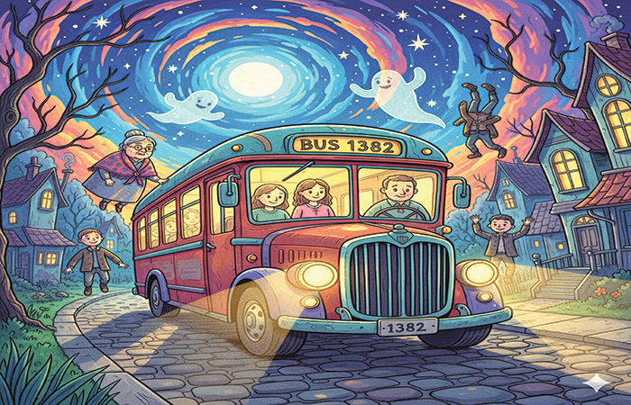The Haunted Bus 1382                                .