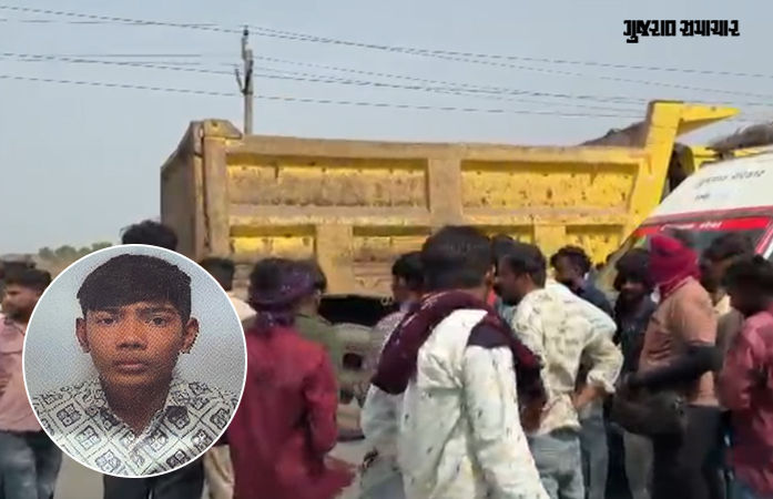 સાયલા-સુદામડા રોડ પર ગમખ્વાર અકસ્માત: ધોરણ 10ની પરીક્ષા આપી ઘરે પરત ફરતા યુવાનનું મોત, એક ગંભીર