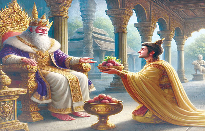રાજા જ મોટો ભિખારી                                   .